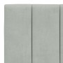 Light gray velvet bed frame with headboard 100x200cm by , Beds and slatted bases - Ref: Foro24-3207831, Price: 141,09 €, Disc...