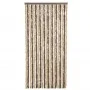 Dunkelbrauner und beiger Chenille-Fliegenvorhang, 56 x 185 cm von , Moskitonetze für Fenster - Ref: Foro24-377353, Preis: 41,...