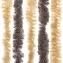 Dunkelbrauner und beiger Chenille-Fliegenvorhang, 56 x 185 cm von , Moskitonetze für Fenster - Ref: Foro24-377353, Preis: 41,...