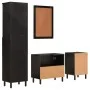 Badezimmerschrank-Set 4-teilig aus massivem Mangoholz von , Badezimmermöbel - Ref: Foro24-3206295, Preis: 361,43 €, Rabatt: %