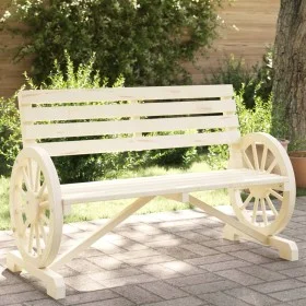 2-Sitzer-Gartenbank aus massivem Tannenholz von , Gartenstühle - Ref: Foro24-365103, Preis: 154,21 €, Rabatt: %