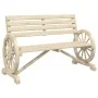 2-Sitzer-Gartenbank aus massivem Tannenholz von , Gartenstühle - Ref: Foro24-365103, Preis: 158,62 €, Rabatt: %