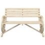 2-Sitzer-Gartenbank aus massivem Tannenholz von , Gartenstühle - Ref: Foro24-365103, Preis: 164,89 €, Rabatt: %