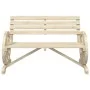 2-Sitzer-Gartenbank aus massivem Tannenholz von , Gartenstühle - Ref: Foro24-365103, Preis: 158,62 €, Rabatt: %