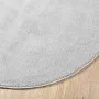 OVIEDO gray short pile rug Ø 80 cm by , Rugs - Ref: Foro24-375543, Price: 28,96 €, Discount: %