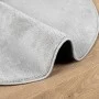 OVIEDO gray short pile rug Ø 80 cm by , Rugs - Ref: Foro24-375543, Price: 28,96 €, Discount: %