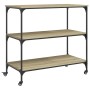 Küchenwagen aus Sonoma-Eiche-Holzwerkstoff, 102 x 50 x 95 cm von , Küchen- und Speisewagen - Ref: Foro24-842322, Preis: 88,35...