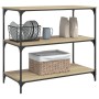 Küchenwagen aus Sonoma-Eiche-Holzwerkstoff, 102 x 50 x 95 cm von , Küchen- und Speisewagen - Ref: Foro24-842322, Preis: 88,35...