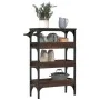 Oak brown engineered wood kitchen cart 53x20x76 cm by , Kitchen and dining carts - Ref: Foro24-842355, Price: 54,27 €, Discou...