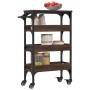 Oak brown engineered wood kitchen cart 53x20x76 cm by , Kitchen and dining carts - Ref: Foro24-842355, Price: 55,12 €, Discou...