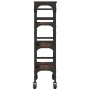 Oak brown engineered wood kitchen cart 53x20x76 cm by , Kitchen and dining carts - Ref: Foro24-842355, Price: 55,12 €, Discou...