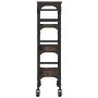 Oak brown engineered wood kitchen cart 53x20x76 cm by , Kitchen and dining carts - Ref: Foro24-842355, Price: 54,27 €, Discou...