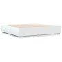 Estructura de cama con LED madera ingeniería blanco 180x200 cm de , Camas y somieres - Ref: Foro24-3209590, Precio: 187,15 €