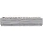 Bettgestell mit LED-Leuchten, Sonoma-Grauholz, 90 x 200 cm von , Betten und Lattenroste - Ref: Foro24-3209637, Preis: 137,81 ...