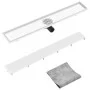 Duschrinne mit Abdeckung 2 in 1 Edelstahl 83x14 cm von vidaXL, Abflüsse - Ref: Foro24-146009, Preis: 59,02 €, Rabatt: %