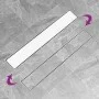 Desagüe de ducha con cubierta 2 en 1 acero inoxidable 83x14 cm de vidaXL, Desagües - Ref: Foro24-146009, Precio: 59,02 €, Des...