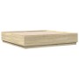 Sonoma oak wood bed frame with LED lights 180x200 cm by , Beds and slatted bases - Ref: Foro24-3209592, Price: 181,14 €, Disc...