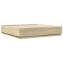 Sonoma oak wood bed frame with LED lights 180x200 cm by , Beds and slatted bases - Ref: Foro24-3209592, Price: 178,93 €, Disc...