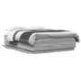 Estructura cama con luces LED madera gris Sonoma 140x200 cm de , Camas y somieres - Ref: Foro24-3209616, Precio: 173,93 €, De...
