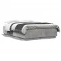 Estructura de cama madera de ingeniería gris hormigón 140x200cm de , Camas y somieres - Ref: Foro24-3209705, Precio: 148,52 €...