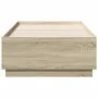 Bettgestell aus Sonoma-Eiche-Holzwerkstoff, 90 x 190 cm von , Betten und Lattenroste - Ref: Foro24-3209753, Preis: 109,63 €, ...