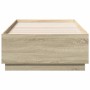 Estructura de cama madera de ingeniería roble Sonoma 90x190 cm de , Camas y somieres - Ref: Foro24-3209753, Precio: 110,96 €,...