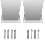Double jet stainless steel outdoor shower by vidaXL, Pool and spa accessories - Ref: Foro24-48201, Price: 332,23 €, Discount: %