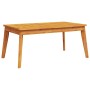 Garden dining table solid acacia wood 100x55x45 cm by , Garden tables - Ref: Foro24-366383, Price: 87,97 €, Discount: %