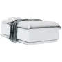 Estructura de cama madera de ingeniería blanca 75x190 cm de , Camas y somieres - Ref: Foro24-3209758, Precio: 109,17 €, Descu...