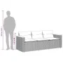 3-Sitzer-Gartensofa mit beigen synthetischen Rattankissen von , Outdoor-Sofas - Ref: Foro24-365831, Preis: 252,61 €, Rabatt: %
