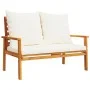 Set de muebles de jardín con cojines madera maciza acacia de , Conjuntos de jardín - Ref: Foro24-366381, Precio: 247,23 €, De...