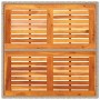 Mesa de jardín de ratán PE y madera acacia beige 90x90x75 cm de , Mesas de jardín - Ref: Foro24-368124, Precio: 125,79 €, Des...
