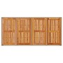 Garden table beige PE rattan and acacia wood 190x90x75 cm by , Garden tables - Ref: Foro24-368130, Price: 191,98 €, Discount: %