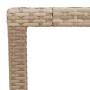 Garden table beige PE rattan and acacia wood 190x90x75 cm by , Garden tables - Ref: Foro24-368130, Price: 191,98 €, Discount: %