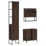 3-teiliges Badezimmermöbel-Set aus braunem Eichensperrholz von , Badezimmermöbel - Ref: Foro24-3214684, Preis: 181,44 €, Raba...