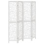 4-teilige Trennwand aus weißem Paulownia-Massivholz von , Raumteiler - Ref: Foro24-358738, Preis: 114,09 €, Rabatt: %
