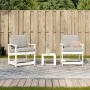 Garden furniture set 3 pieces solid white pine wood by , Garden chairs - Ref: Foro24-832631, Price: 115,69 €, Discount: %