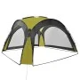 Party tent with LED lights, 4 green side walls, 3.6x3.6x2.3 m by vidaXL, Tents and gazebos - Ref: Foro24-92237, Price: 140,23...