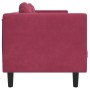 2-Sitzer-Sofa mit roten Samtkissen von , Sofas - Ref: Foro24-372636, Preis: 243,34 €, Rabatt: %