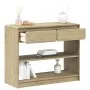 SAUDA console table solid oak pine wood 89.5x36.5x73 cm by , console tables - Ref: Foro24-377599, Price: 113,05 €, Discount: %