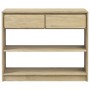 SAUDA console table solid oak pine wood 89.5x36.5x73 cm by , console tables - Ref: Foro24-377599, Price: 114,87 €, Discount: %
