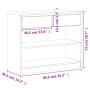 Mesa consola SAUDA madera maciza de pino roble 89,5x36,5x73 cm de , Mesas consola - Ref: Foro24-377599, Precio: 109,25 €, Des...
