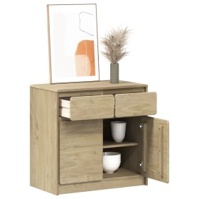 SAUDA sideboard solid oak pine wood 80x43x75.5 cm by , Sideboards - Ref: Foro24-377600, Price: 136,32 €, Discount: %
