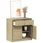 SAUDA sideboard solid oak pine wood 80x43x75.5 cm by , Sideboards - Ref: Foro24-377600, Price: 134,16 €, Discount: %