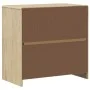 SAUDA Sideboard aus massivem Eichenkiefernholz 80x43x75,5 cm von , Sideboards - Ref: Foro24-377600, Preis: 134,16 €, Rabatt: %