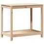 Planting table with shelf solid pine wood 82.5x50x75 cm by , Pot stands - Ref: Foro24-832397, Price: 77,31 €, Discount: %