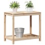 Pflanztisch mit Ablage aus massivem Kiefernholz 82,5x50x75 cm von , Topfständer - Ref: Foro24-832397, Preis: 78,35 €, Rabatt: %