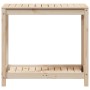 Pflanztisch mit Ablage aus massivem Kiefernholz 82,5x50x75 cm von , Topfständer - Ref: Foro24-832397, Preis: 78,35 €, Rabatt: %
