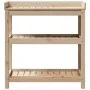 Pflanztisch mit Kiefernholzregalen 82,5x45x86,5 cm von , Topfständer - Ref: Foro24-832432, Preis: 76,35 €, Rabatt: %