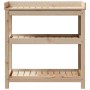 Planting table with pine wood shelves 82.5x45x86.5 cm by , Pot stands - Ref: Foro24-832432, Price: 93,94 €, Discount: %